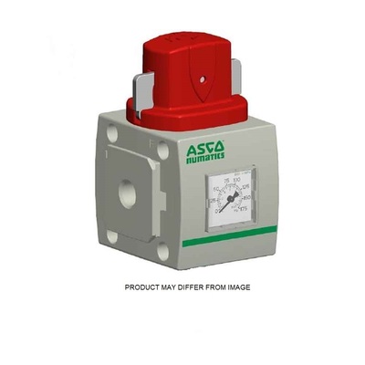 NUMATICS/AVENTICS SHUT-OFF VALVE&lt;BR&gt;653 SERIES 2/2 1/2&quot; NPT, 3/8&quot; NPT EXHAUST, LP PSI GAUGE/PR